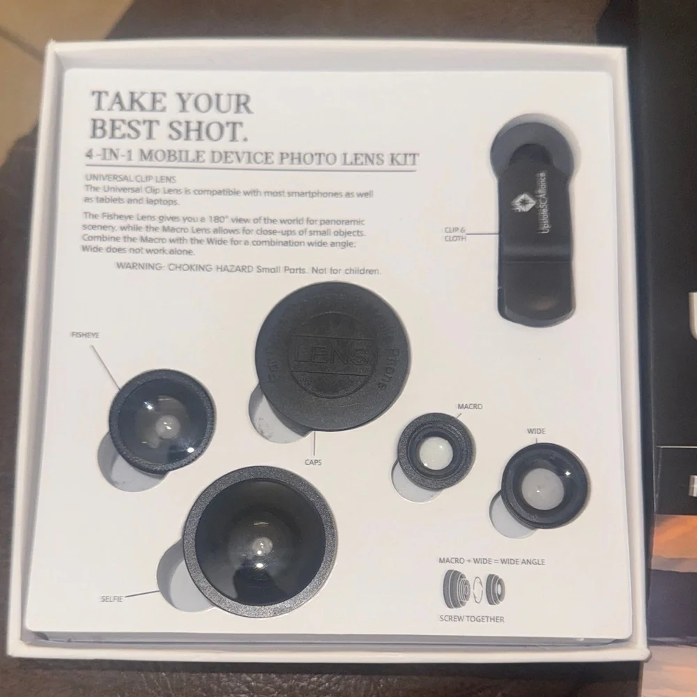 4-in-1 Mobile Device Photo Lens Kit